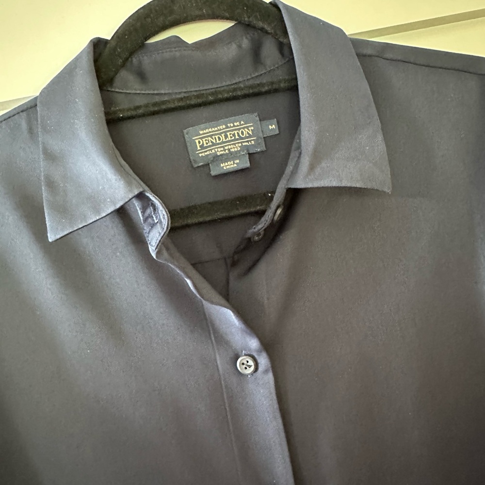 Pendleton Deep Blue (Almost Black) Sheen Casual B… - image 5